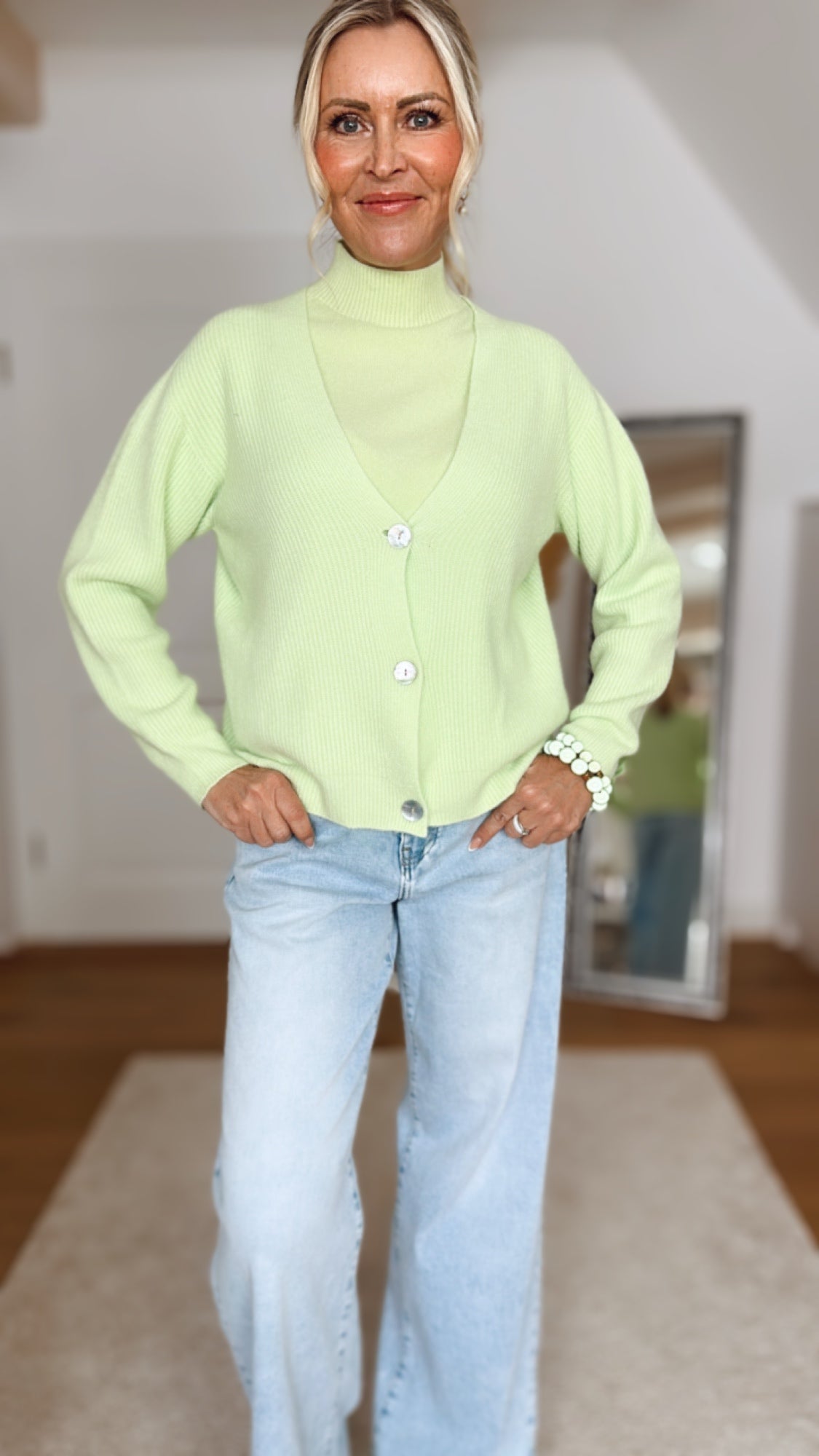 Jacke Vouro – Feinstrick Cardigan | Made in Italy
