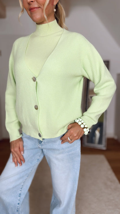Jacke Vouro – Feinstrick Cardigan | Made in Italy