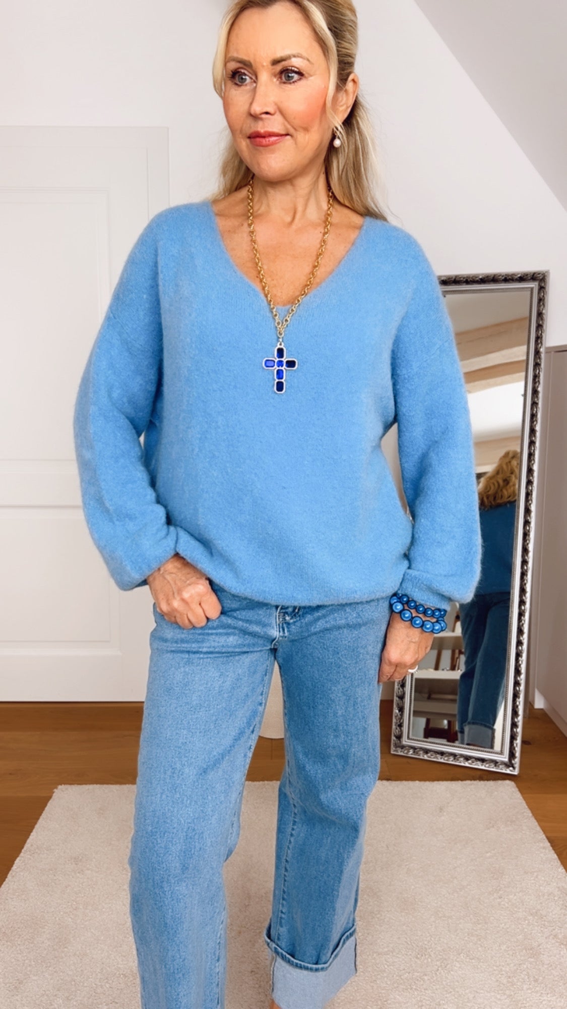 Pullover Vfeline – Premium Baby Alpaka | Made in Italy