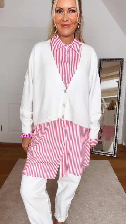 Feinstrickjacke V. Joy – Modern Chic Cardigan