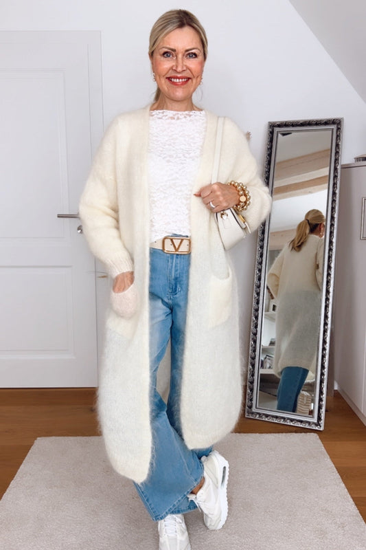 Strickjacke Vtricoly – Long Mohair Luxury Cardigan