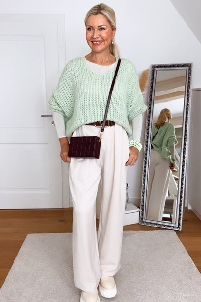 Pullover Vlora – Strukturstrick mit Charakter | Made in Italy