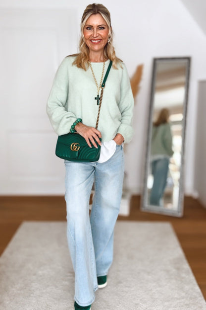 Pullover Veleni – Luxus Baby Alpaka Strick | Made in Italy