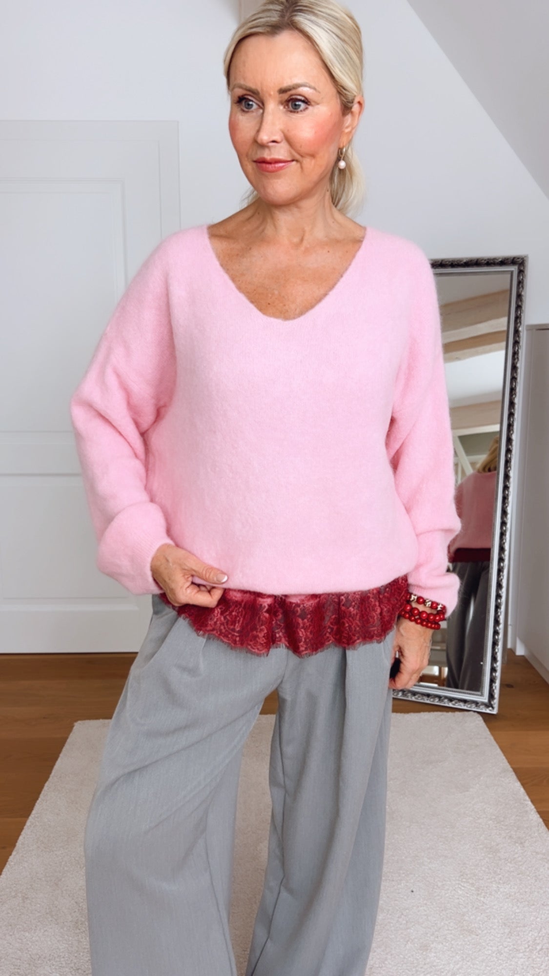 Pullover Vfeline – Premium Baby Alpaka | Made in Italy