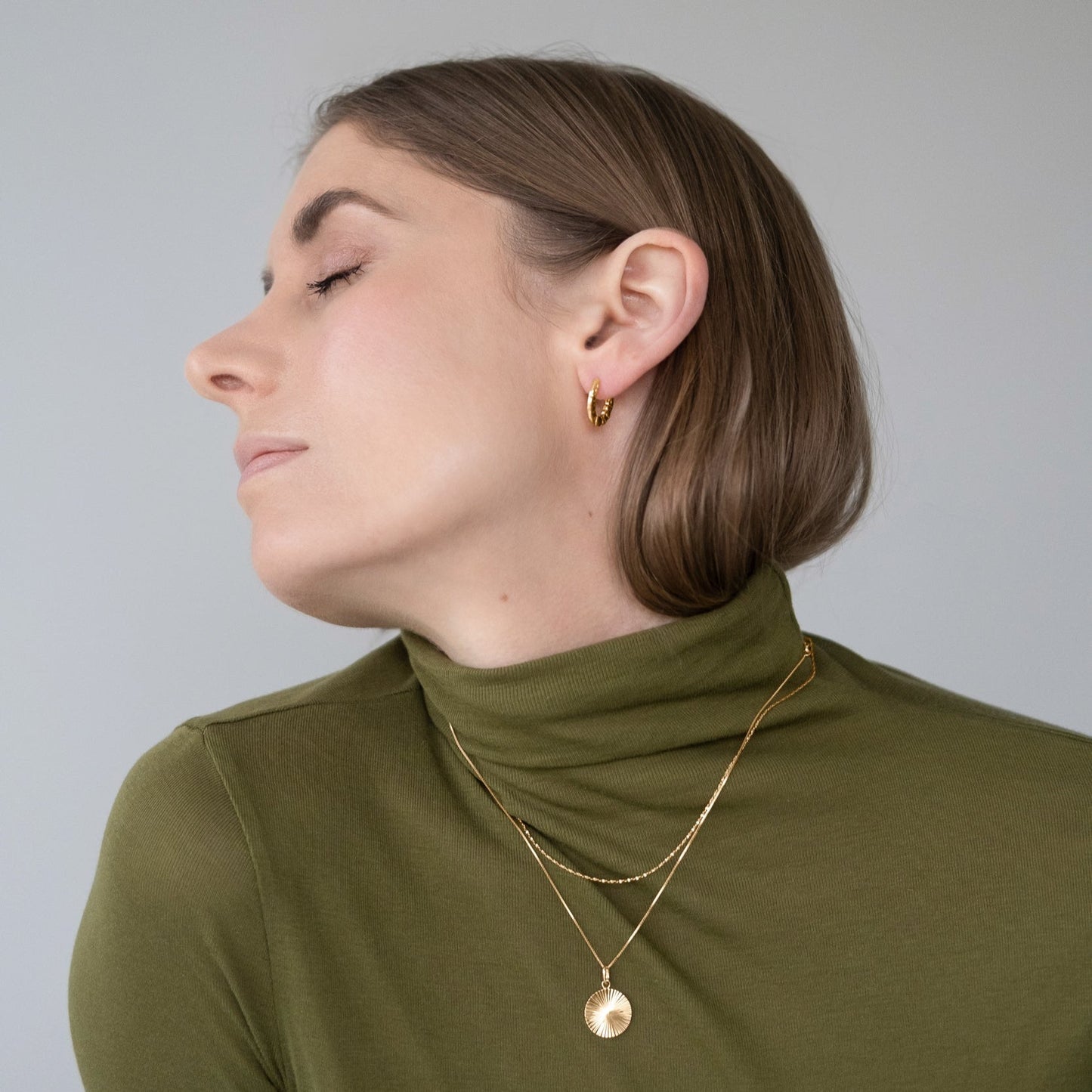 Boxa Halskette mit Liora Anhänger – 18K Gold Vermeil