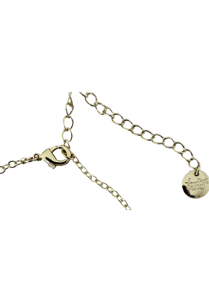 Leslii Damen Halskette mit Ring-Anhänger – Filigrane Eleganz in Silber-Optik