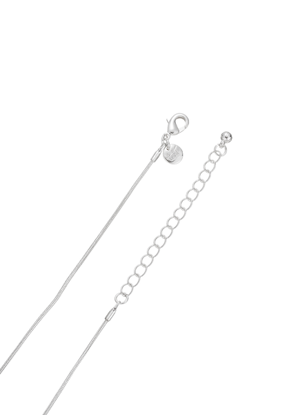 Leslii Damen Halskette mit Tropfen-Anhänger – Zeitlose Eleganz in Silber-Optik