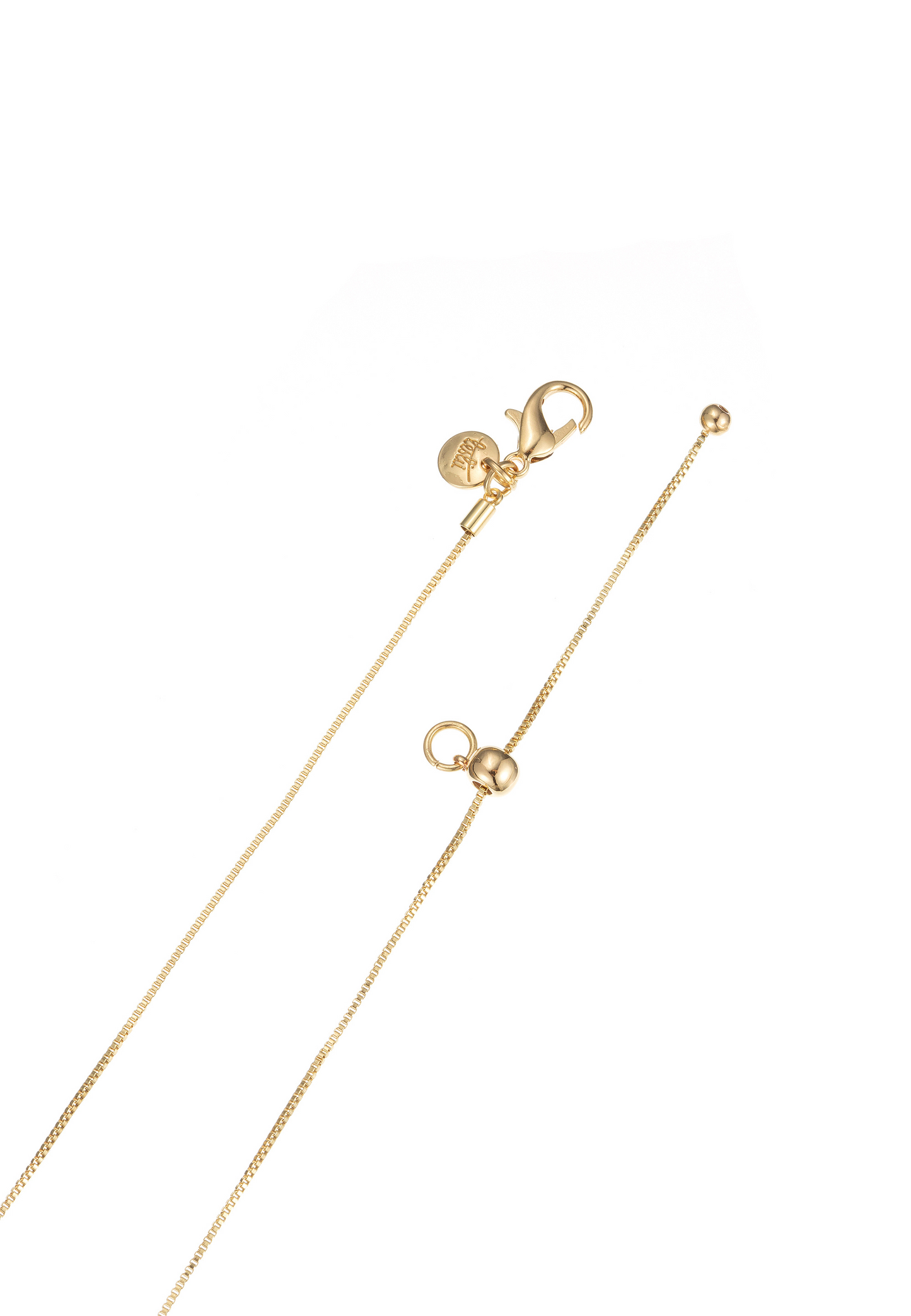 Leslii Damen Halskette mit ovalem Kristall-Anhänger – Zeitlose Eleganz in Gold-Optik