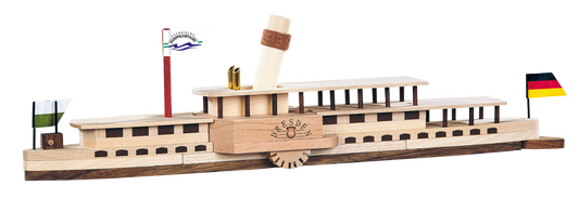 Elbdampfschiff „Dresden“ – Holzbausatz von Müller Kleinkunst aus Seiffen