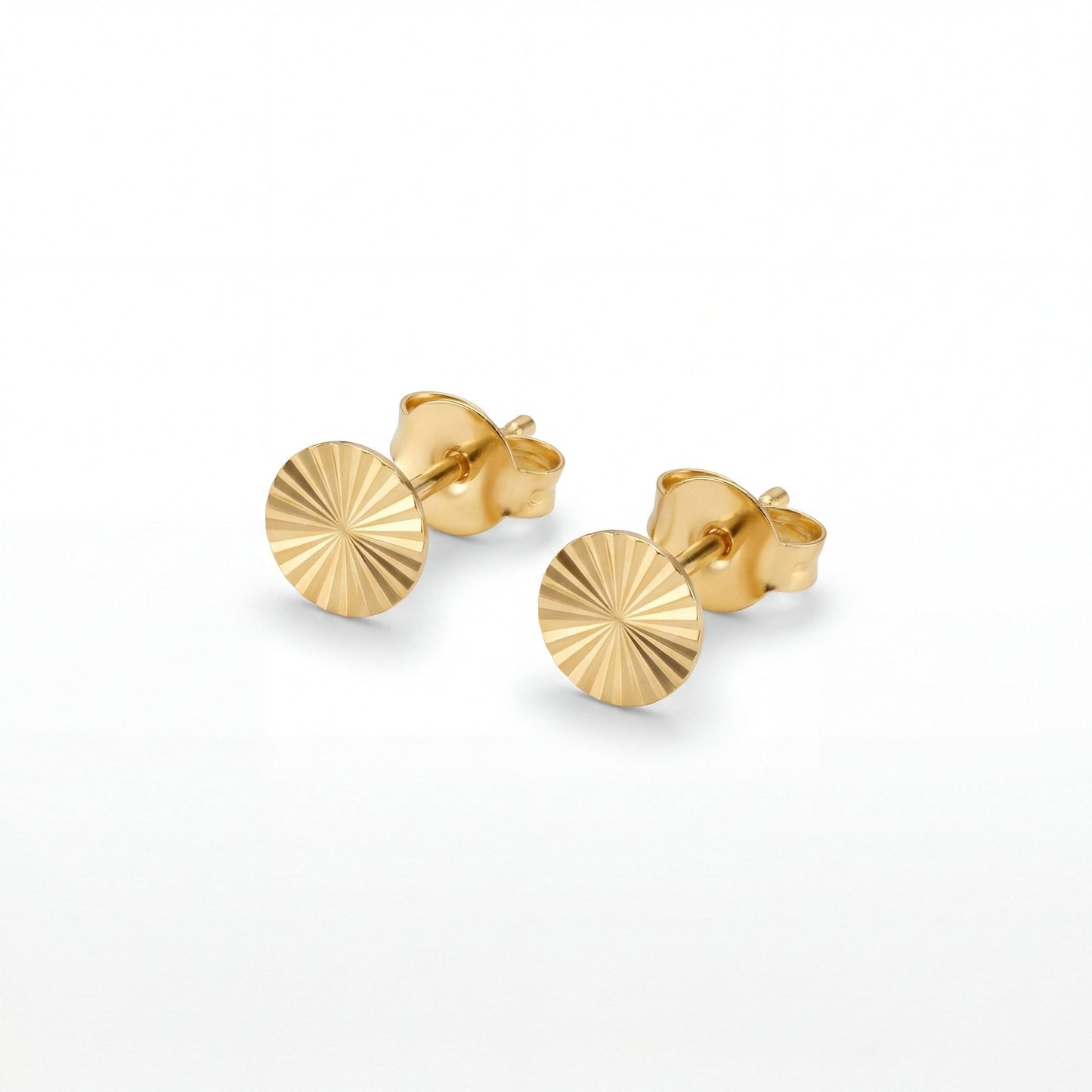 Aura Ohrstecker – Sonnen-Design aus 925 Sterling Silber