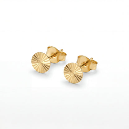 Aura Ohrstecker – Sonnen-Design aus 925 Sterling Silber