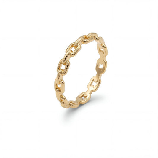 Ring Elva – 18K Gold Vermeil Kettenring